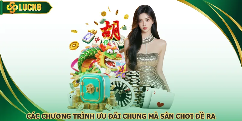 Các chương trình ưu đãi chung mà sân chơi đề ra