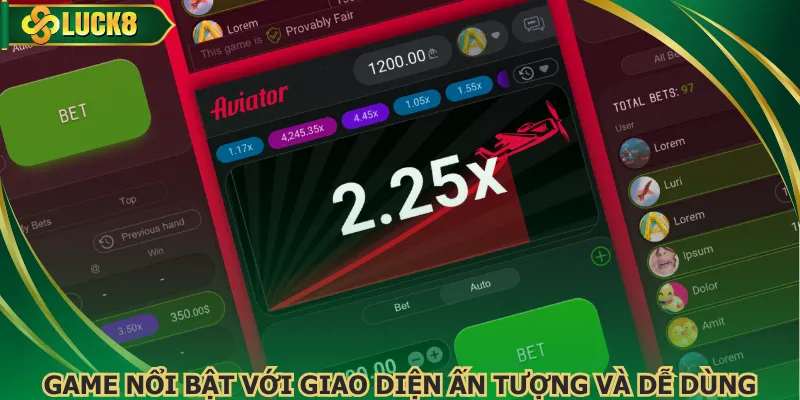 Game nổi bật với giao diện ấn tượng và dễ dùng